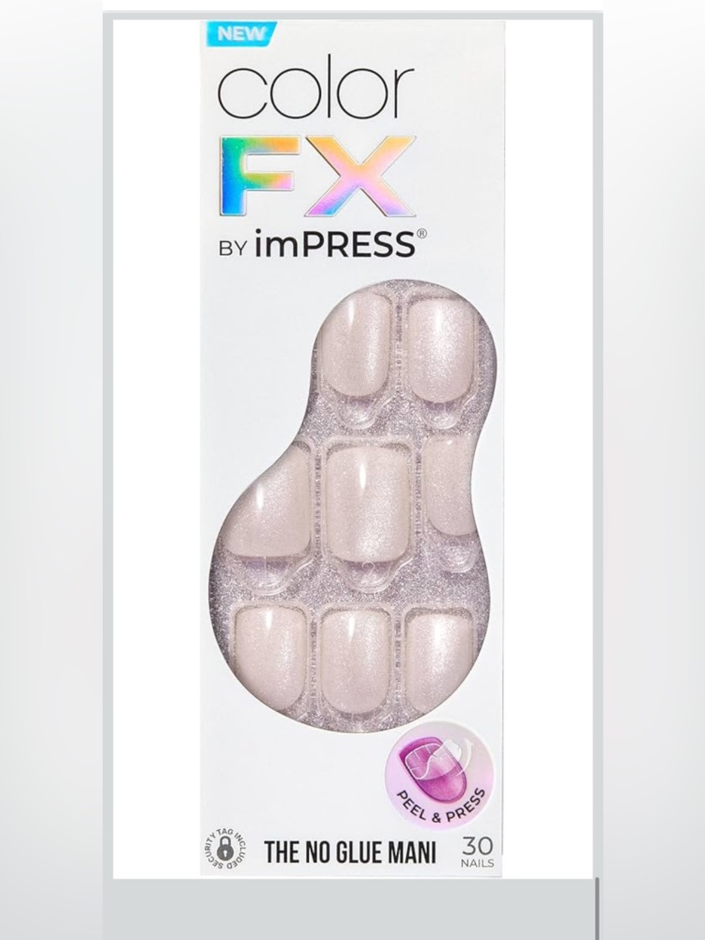 imPRESS Pale Pink Shimmer Press-On Nails